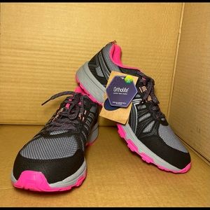 Asics Women's Gel-Venture 7 Grey/Pink Trail Running Shoes size 9